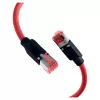 EFB ELEKTRONIK cable de red RJ45 Cat.6A S/FTP PUR Draka UC900 TM21 rojo 0,25 m