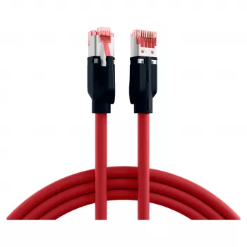 EFB ELEKTRONIK cable de red RJ45 Cat.6A S/FTP PUR Draka UC900 TM21 rojo 0,25 m