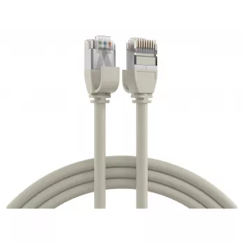 EFB Elektronik Cable de parcheo RJ45 Cat.6A U/FTP TPE 4mm Ultraflex gris 1m