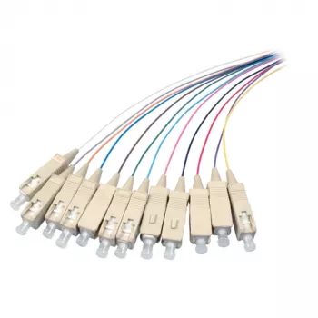 EFB Elektronik Cable de conexión de fibra óptica SC monomodo, dúplex 9/125µm, 1m, LSZH, Amarillo