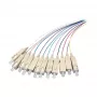 EFB Elektronik O1022.2 juego de pigtails de fibra óptica SC monomodo 9/125 µm OS2, 12 colores, 2 m