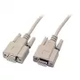 EFB-Elektronik Cable de datos serie 1:1, 2x D-Sub 9 hembra, 2,0 m, beige (EK152.2)