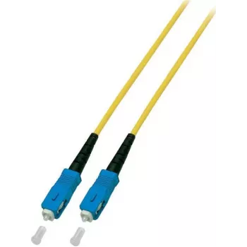 EFB-Elektronik Cable de conexión de fibra óptica simplex SC-SC G657.A2 10m 3,0mm amarillo 9/125µm
