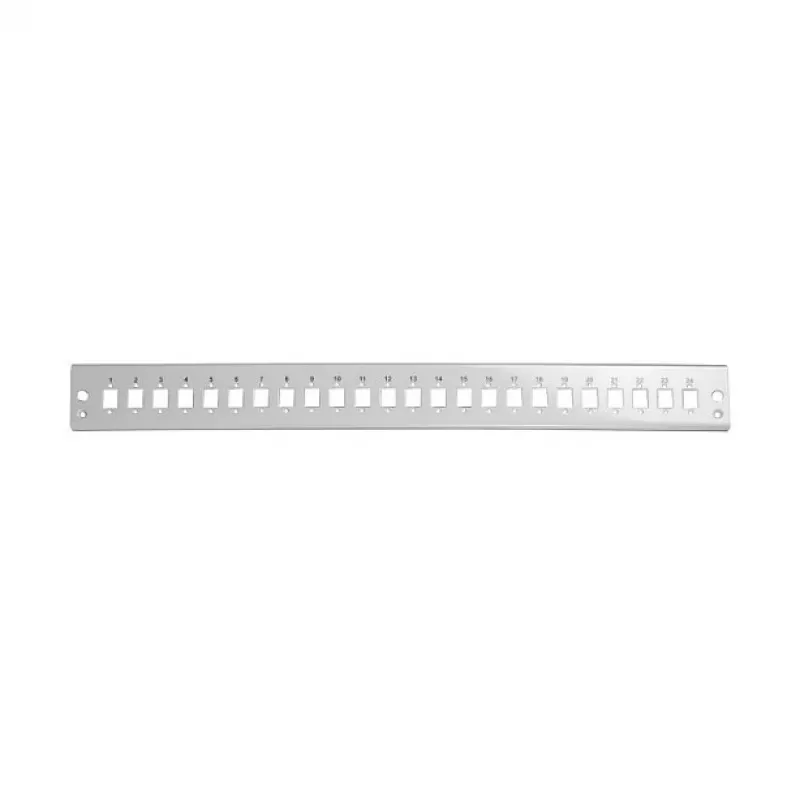 EFB-Elektronik VSB-FP-24SC-S Panel frontal 24x SC Simplex / E2000 Simplex / MTRJ / LC Duplex, Gris