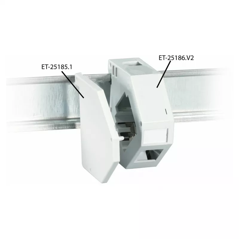 EFB ET-25185.1 placa de cierre izquierda para soporte de módulos keystone ET-25186.V2