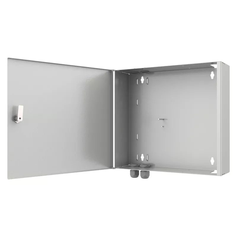 EFB Mini Caja de pared 5 módulos 290x320x88mm, Gris claro (RAL 7035), IP30, con cerradura