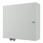 EFB Mini Caja de pared 5 módulos 290x320x88mm, Gris claro (RAL 7035), IP30, con cerradura