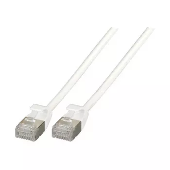 EFB Cable de red RJ45 Cat.6A U/FTP TPE 4mm Ultraflex Blanco 0,25m
