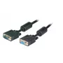 EFB cable alargador SVGA/HDTV, 2x HD-SUB15, conector macho a conector hembra, negro, 1,8 m K5327SW.1,8V2