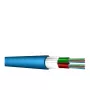 EFB U-DQ(ZN)BH OM3 24G (2x12) Eca 3000N LSZH cable de fibra óptica negro 8mm