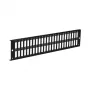EFB Elektronik VSB2HE-FP-SW-48SC-D Panel frontal 2U para 48x SC Duplex/LC Quad, vertical, negro