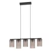 EGLO Colomera lámpara de mesa, brazo flexible, negro, gris, E27