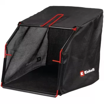 Einhell 3405960 Bolsa de recogida para GE-SC 36/35 Li y GE-SA 36/35 Li escarificador de batería, 28L, negro con detalles rojos