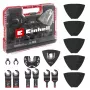 Einhell 708135 XL-PLUS-CASE set de accesorios para herramienta multifunción BiM HSS, 10 piezas