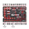 Einhell E-Case Set de herramientas de mecánico 201 piezas (acero cromo-vanadio, apilable) (370513)