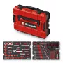Einhell E-Case Set de herramientas de mecánico 201 piezas (acero cromo-vanadio, apilable) (370513)