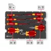 Einhell E-Case Maletín de herramientas VDE set electricista de 24 piezas (rojo/amarillo)