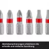 Set de puntas de impacto Einhell con mosquetón, 10 piezas, puntas de impacto hexagonales de 1/4