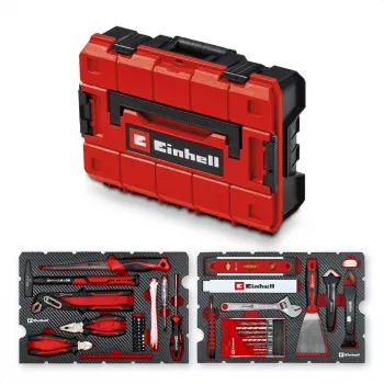 EINHELL-KWB E-Case set de herramientas de renovación, 78 piezas (negro/rojo)