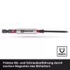 EINHELL-KWB Impact Bit & Socket Set en M-CASE, 39 piezas
