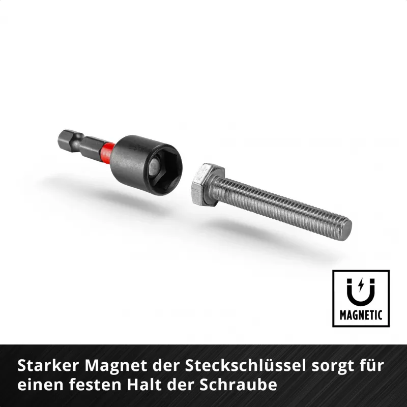 EINHELL-KWB Impact Bit & Socket Set en M-CASE, 39 piezas