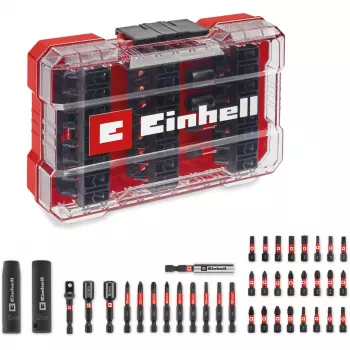 EINHELL-KWB Impact Bit & Socket Set en M-CASE, 39 piezas