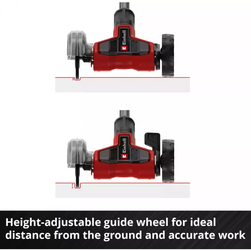 EINHELL Power X-Change Limpiador de juntas a batería GE-CC 18/110 Li E-Solo, 18V (rojo/negro, sin batería ni cargador)