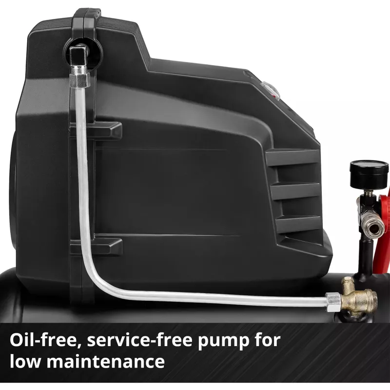 EINHELL TC-AC 190/24/8 I OF compresor sin aceite, 1100 W, depósito 24 L, 8 bar, negro