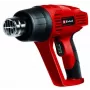 Einhell TC-HA 2000/1 Pistola de aire caliente 2000 W 550°C 500 l/min con 4 boquillas y raspador rojo