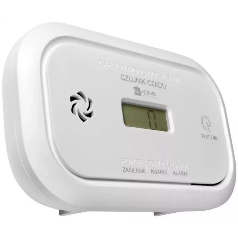 EL-HOME CD-17A2v2300/B Detector de monóxido de carbono con pantalla LCD y alimentación de emergencia de 9V