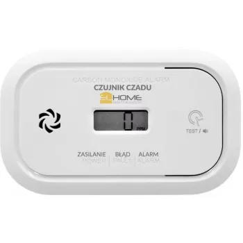 EL-HOME CD-17A2v2300/B Detector de monóxido de carbono con pantalla LCD y alimentación de emergencia de 9V
