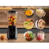 ELDOM BK6 NOXAR Batidora de vaso, 1,8 L vidrio templado, negro, 22000 rpm, Pulse