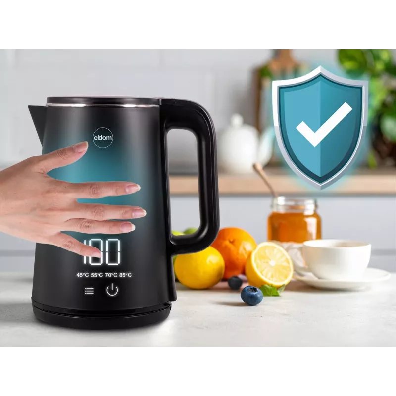 ELDOM C515C Hervidor inalámbrico 1,8 L 2000 W Negro
