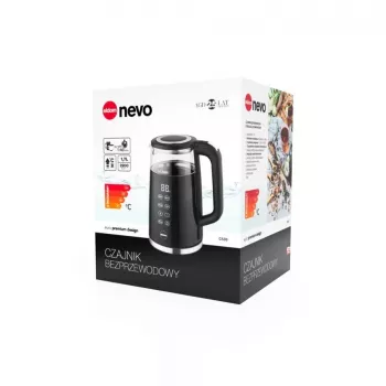 Eldom C540 Hervidor 1,7L 2000W Acero inoxidable Plata/Negro