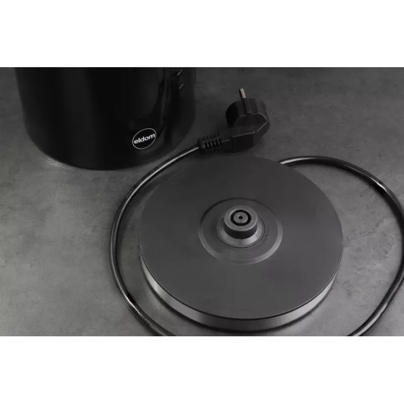 Eldom C540 Hervidor 1,7L 2000W Acero inoxidable Plata/Negro