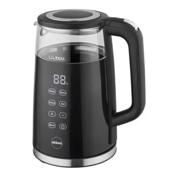 Eldom C540 Hervidor 1,7L 2000W Acero inoxidable Plata/Negro