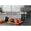 Hervidor de agua inalámbrico ELDOM C560 Nuvia con control de temperatura, 1,7 L, 2200 W, indicador LED, acero inoxidable/negro