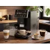 ELDOM ECA10 cafetera automática con presión, 7 programas, 19 bares, 1450 W, depósito de agua de 1,8 L, Bean-to-Cup, LCD, negra