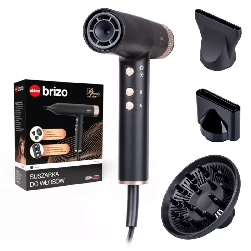 ELDOM HT270 BRIZO Secador de pelo 2000 W Super-Silent, iónico