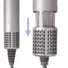 ELDOM HT280 Secador de pelo, 1650 W, gris, 3 niveles de calor, 2 niveles de aire, golpe de aire frío, boquilla concentradora, filtro de aire extraíble, anilla de suspensión, protección contra sobrecalentamiento, cable de 1,8 m