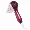 ELDOM HT82R secador de pelo 1200W mango plegable, 2 niveles de calor y velocidad, nivel de aire frío, blanco/azul