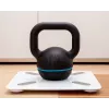 ELDOM Báscula de personas inteligente TWO550B ULLIE con 12 valores corporales, Bluetooth y app