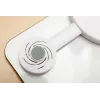 ELDOM Báscula de personas inteligente TWO550B ULLIE con 12 valores corporales, Bluetooth y app