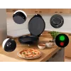 ELDOM ST1000 Pizzo Máquina para hacer pizza, 1450 W, plato de 32 cm, negro