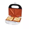Eldom ST11B Ruddy sandwichera, 750 W, blanco, placas de cerámica