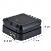 ELDOM WA900 Gofrera 1200W negra