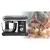 Eldom WRK1400 Robot de cocina planetario 1400W (1900W de potencia máxima) 6,5L bol de acero inoxidable negro
