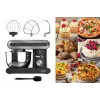 Eldom WRK1400 Robot de cocina planetario 1400W (1900W de potencia máxima) 6,5L bol de acero inoxidable negro