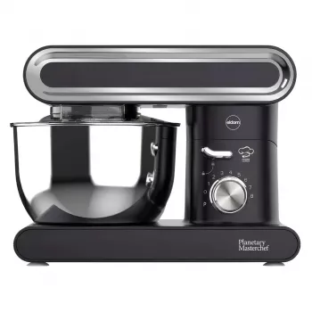 Eldom WRK1400 Robot de cocina planetario 1400W (1900W de potencia máxima) 6,5L bol de acero inoxidable negro