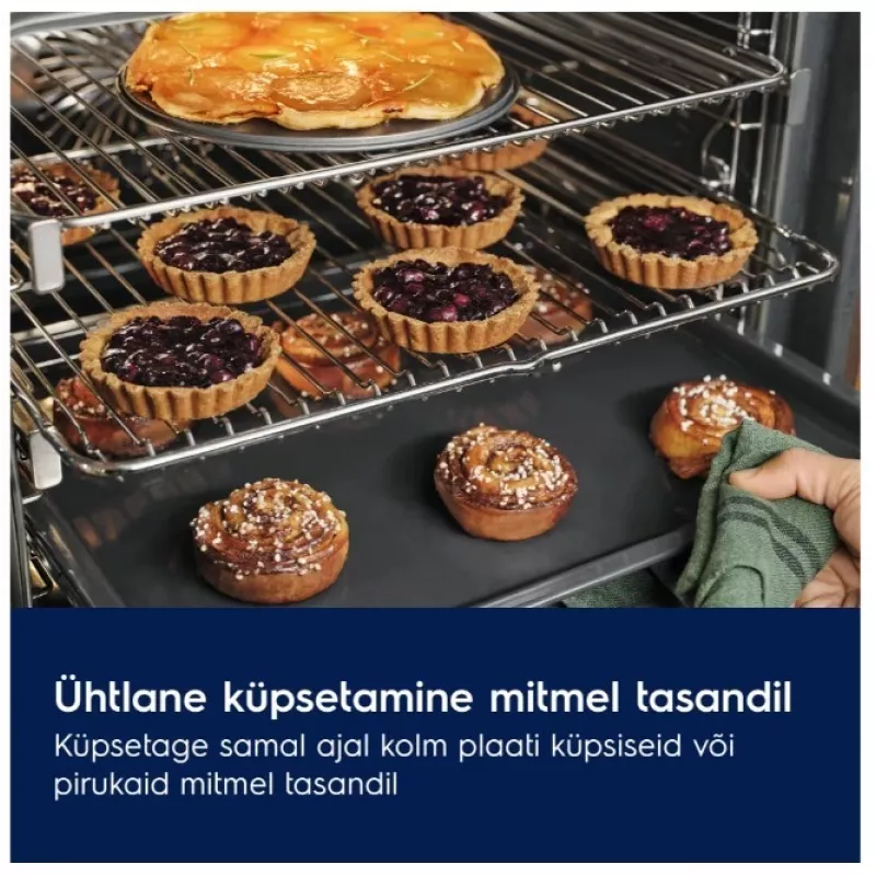 Electrolux EOF7P86H3 Horno eléctrico empotrable 71L Autolimpieza pirolítica clase energética A+ con SenseCook & SteamBake